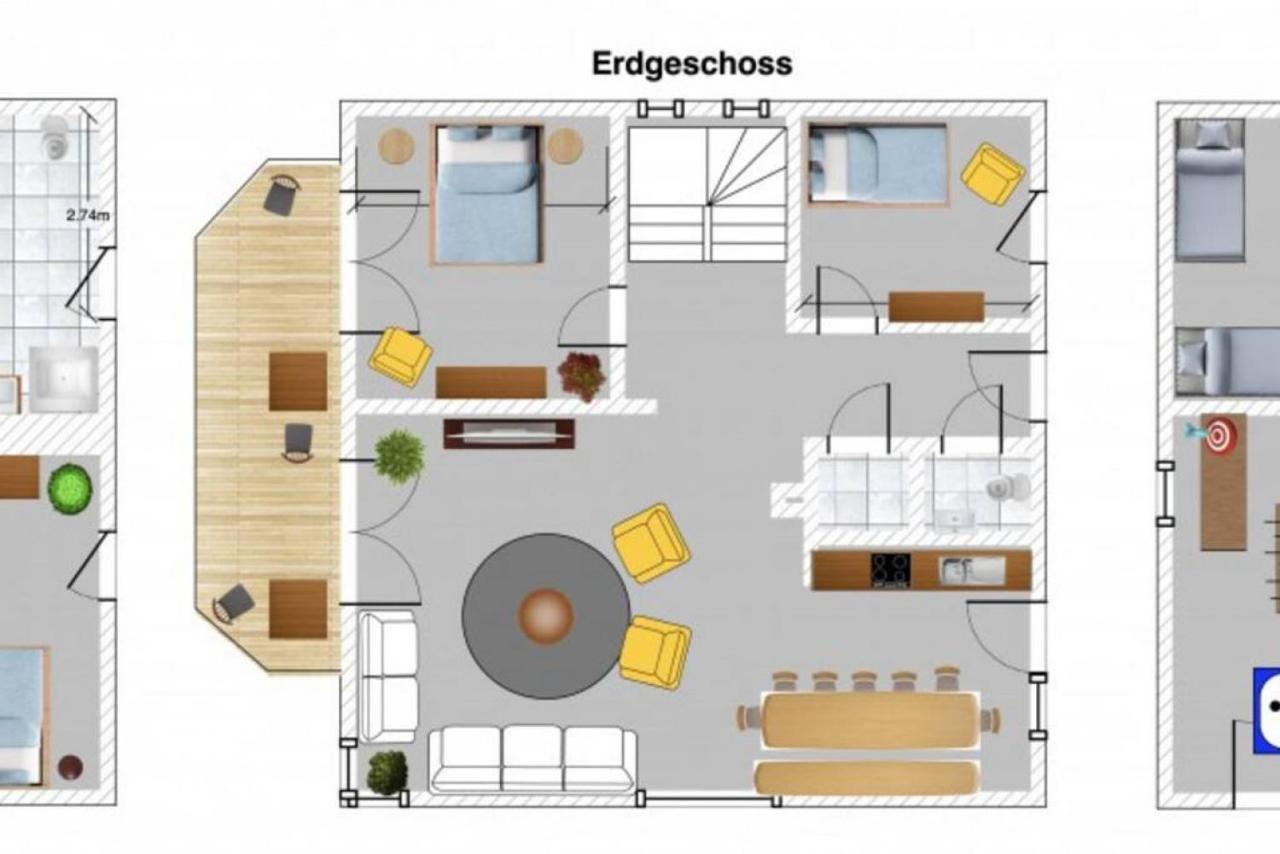 Spacious Home Sauna Hot Tub Pool Patio Bbq Hohenfels-Essingen Екстериор снимка